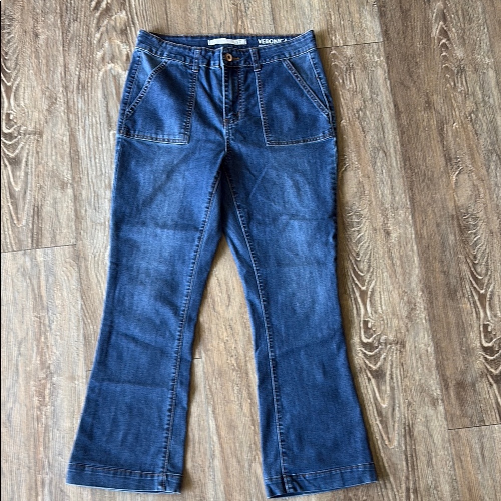 !it jeans Blue Flare Wide Leg Denim